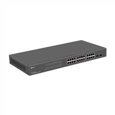 24 Port Rack-Mounted 10/100/1000 Mbps + 2SFP Gigabit Switch Hub