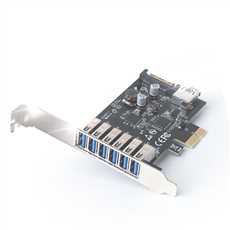 PCI Express to 7 Ports USB 3.0 Type-A Host Controller Card