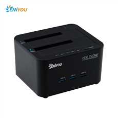 USB 3.0 Clone Dual Hard Drive Docking Station