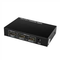 4K HDMI  Splitter metal box  1 in 2 out  With EDID