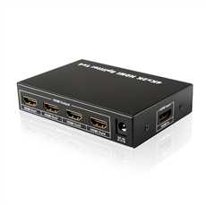 4K HDMI  Splitter metal box  1 in 4 out  With EDID