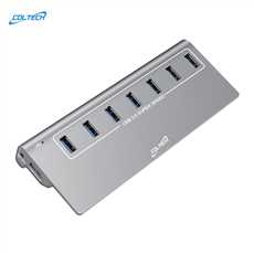 Aluminum 7 Port USB3.0 HUB with 80cm cable